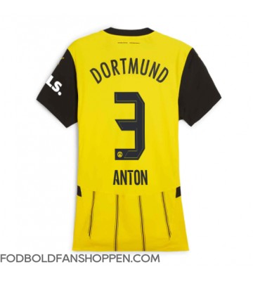 Borussia Dortmund Waldemar Anton #3 Hjemmebanetrøje Dame 2024-25 Kortærmet